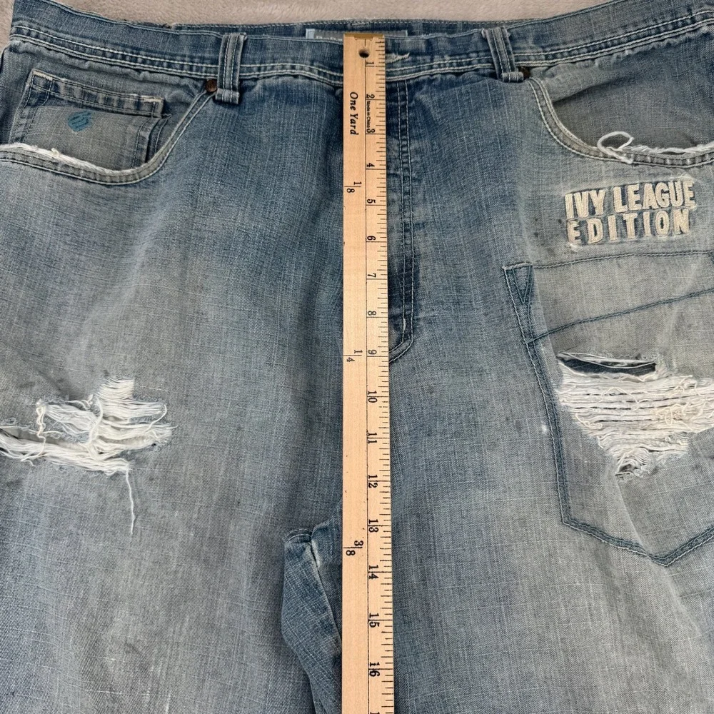 Vintage Y2K Rocawear Ivy League Edition Jeans‎ Mens 40x33 Blue Denim Distressed